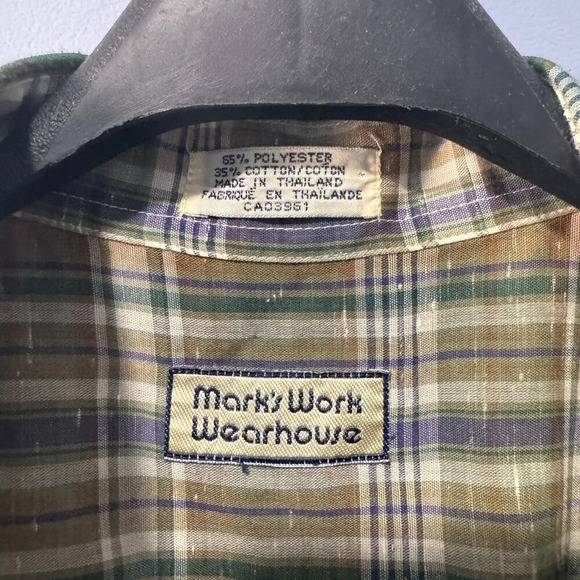 Vintage Mark's Work Wearhouse plaid shirt - Picture 2 of 2